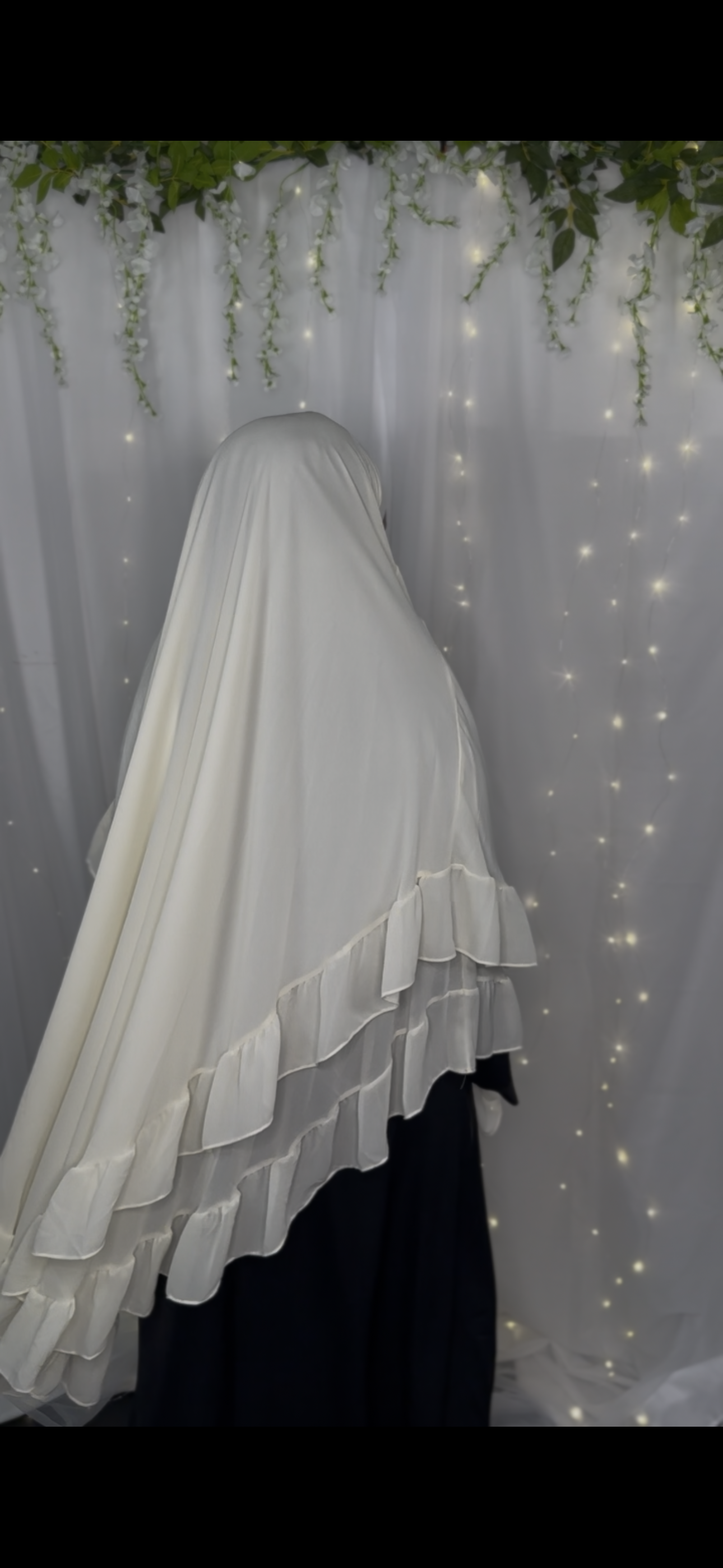 Cream Kash Khimar