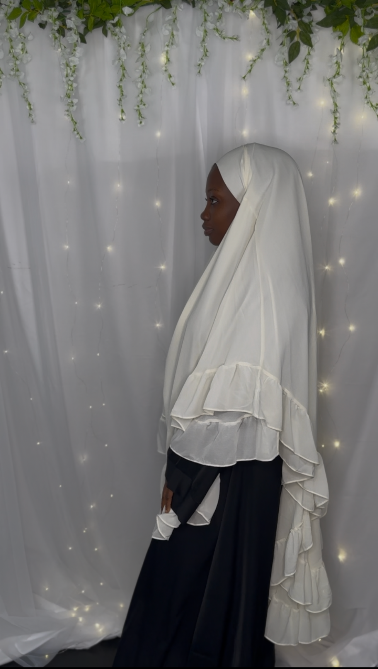 Cream Kash Khimar