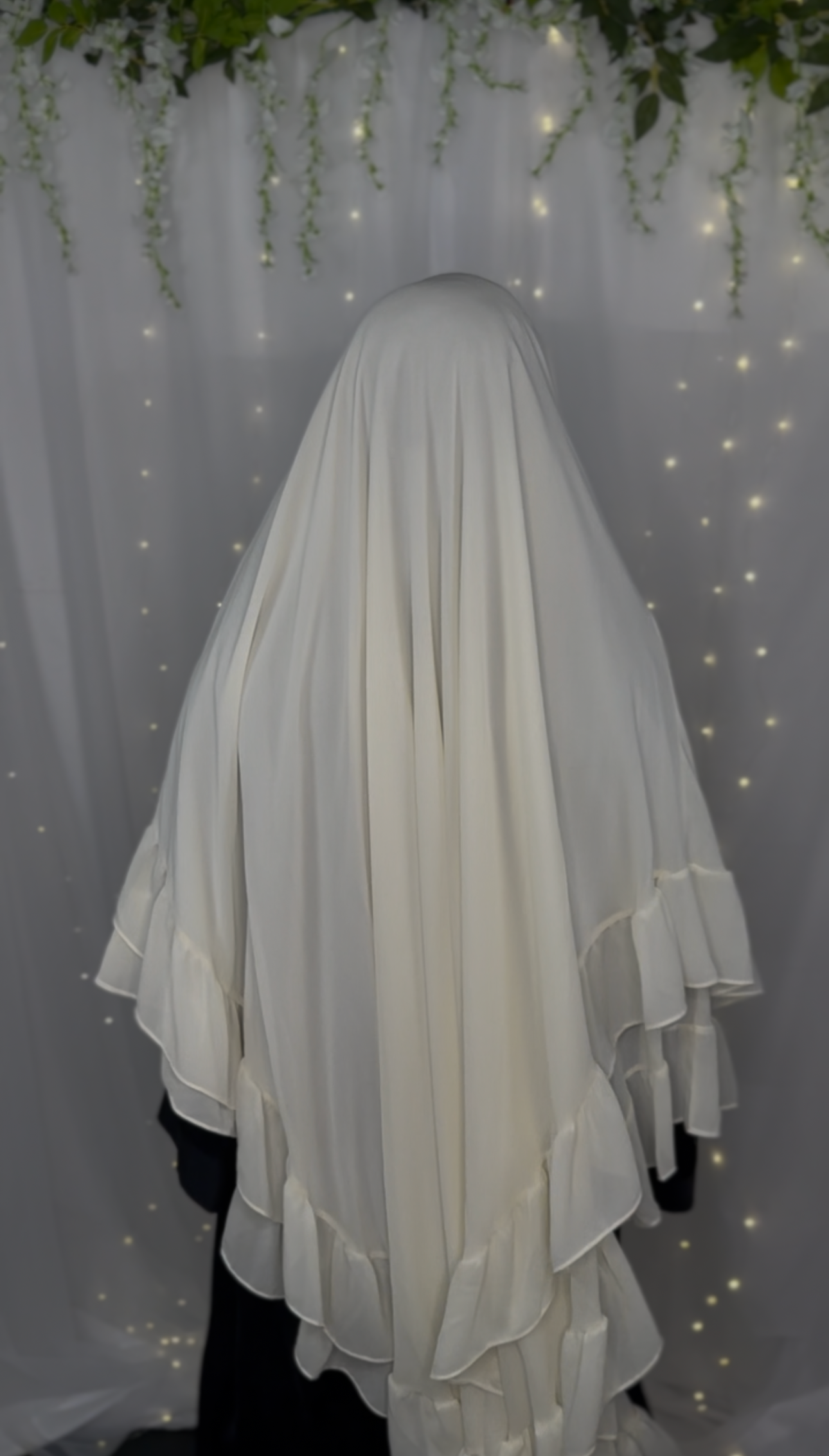 Cream Kash Khimar