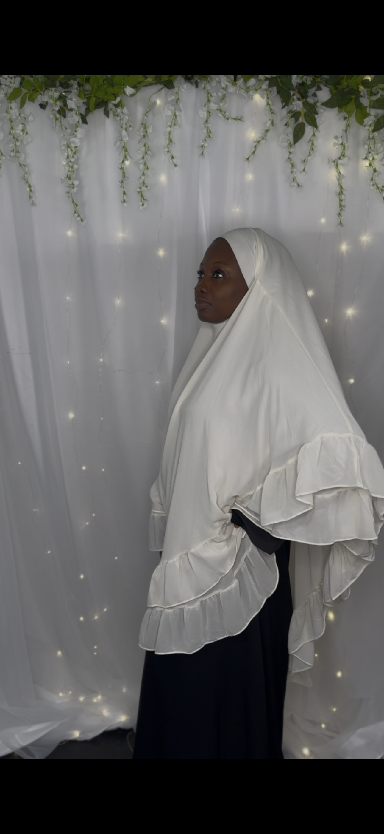 Cream Kash Khimar