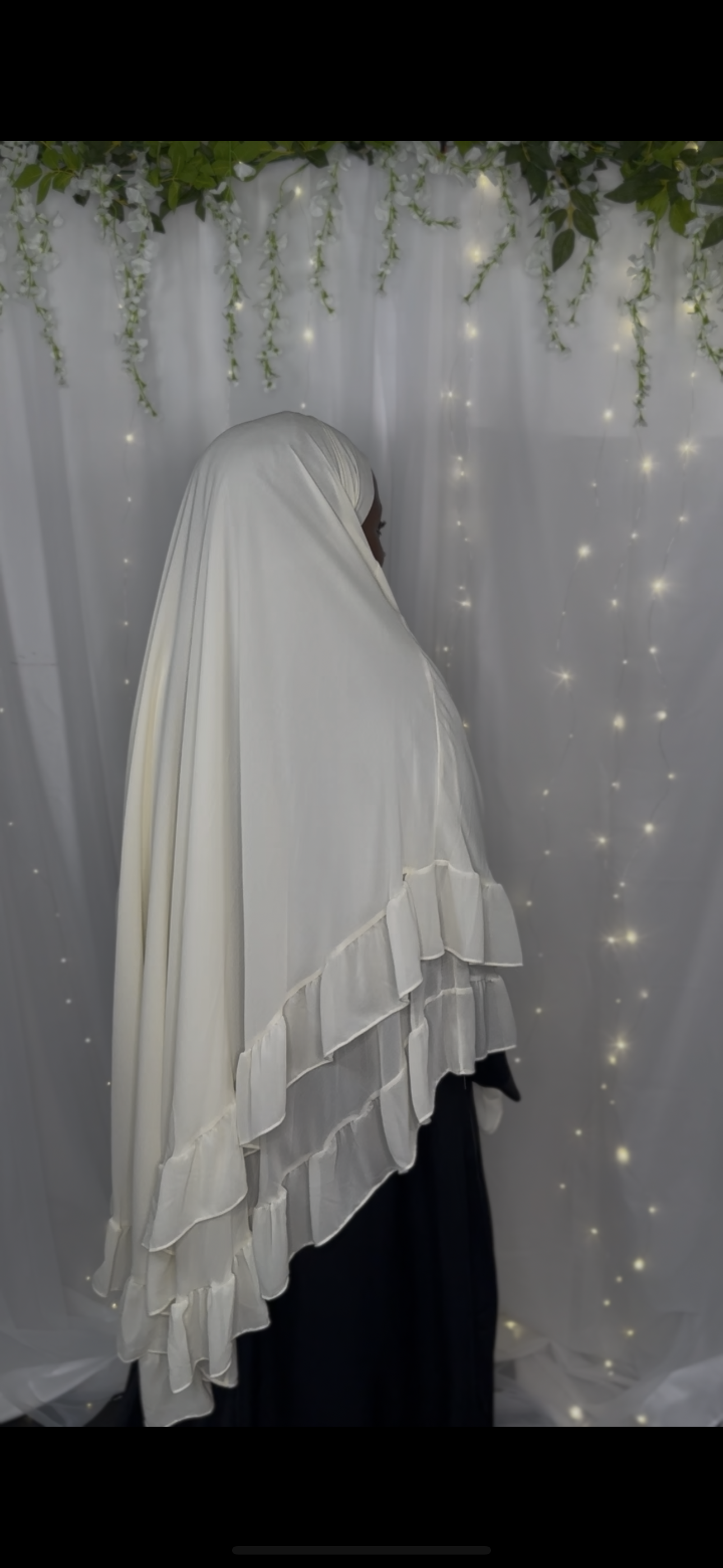 Cream Kash Khimar