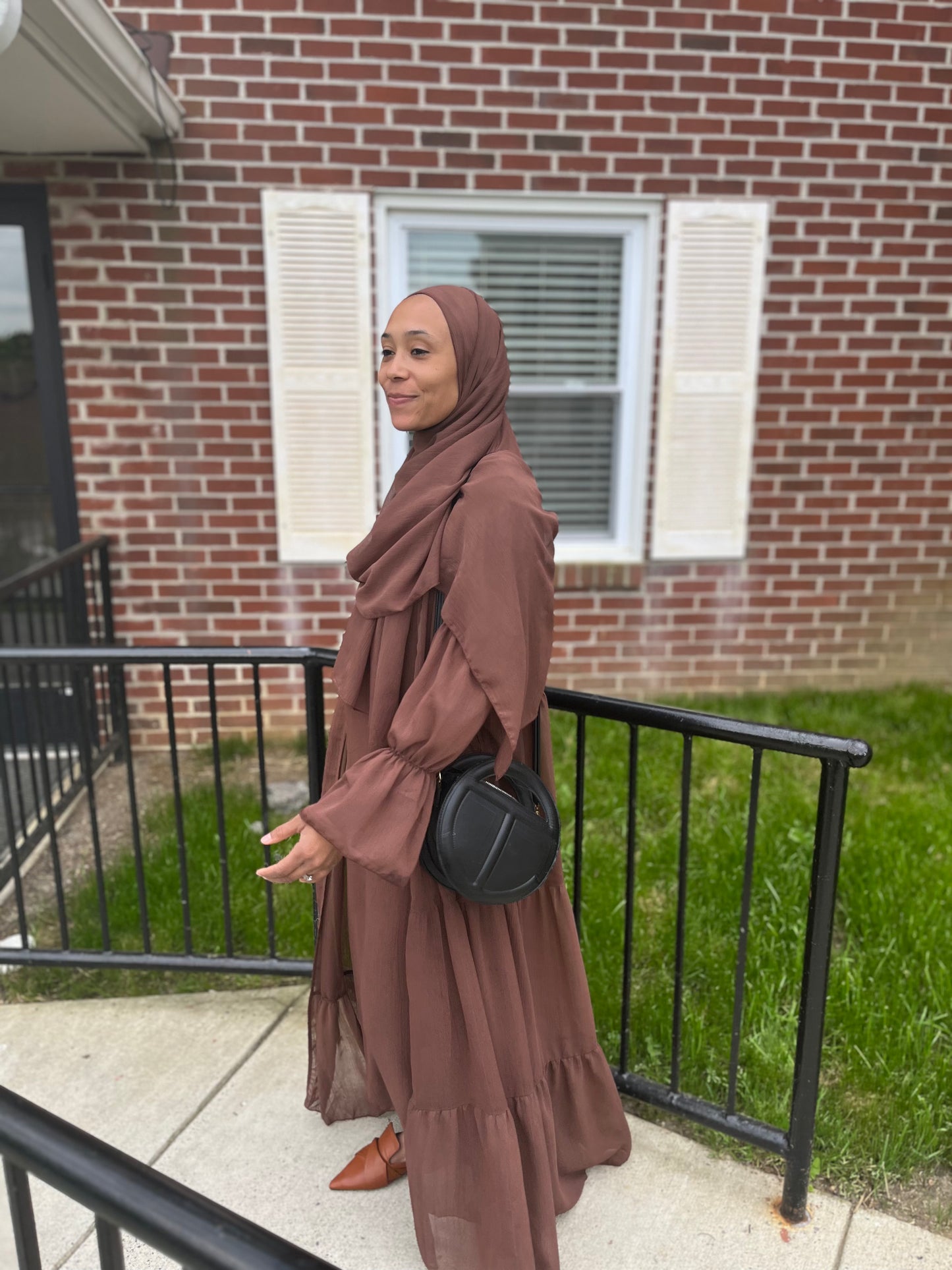 Coffee Amara Abaya Set