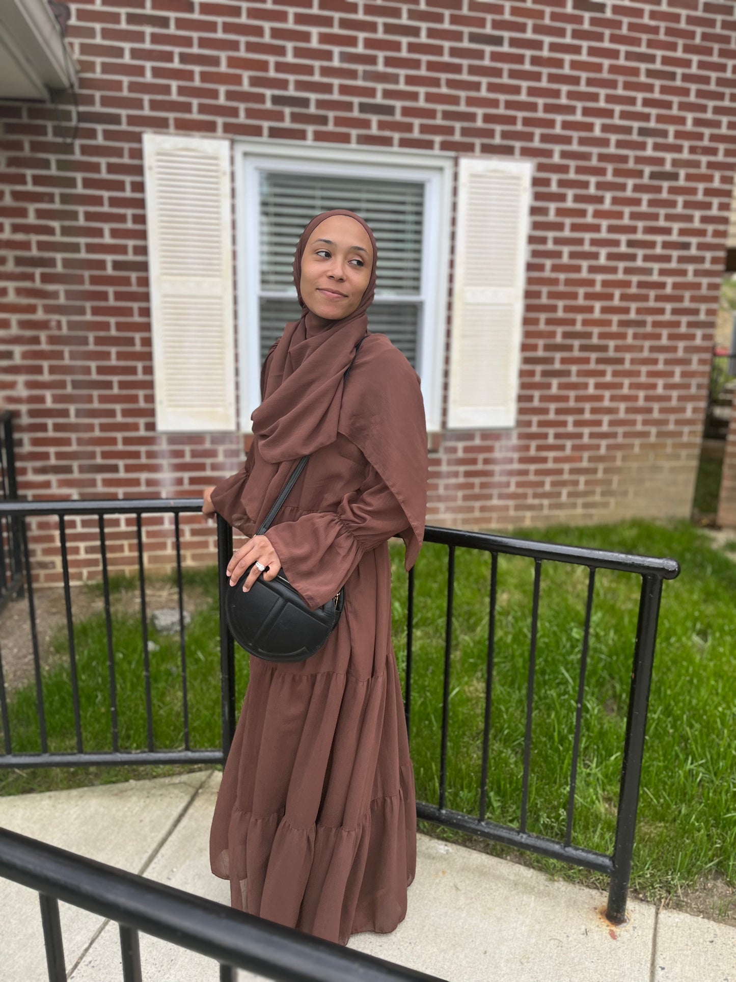 Coffee Amara Abaya Set