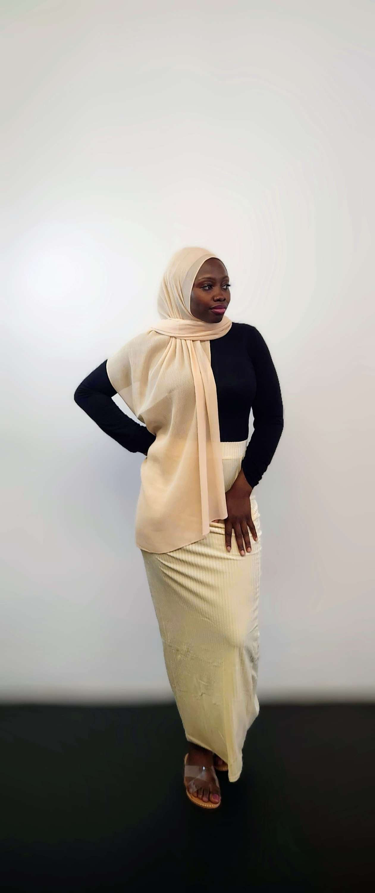 Cream Inaya Skirt - Le Décor