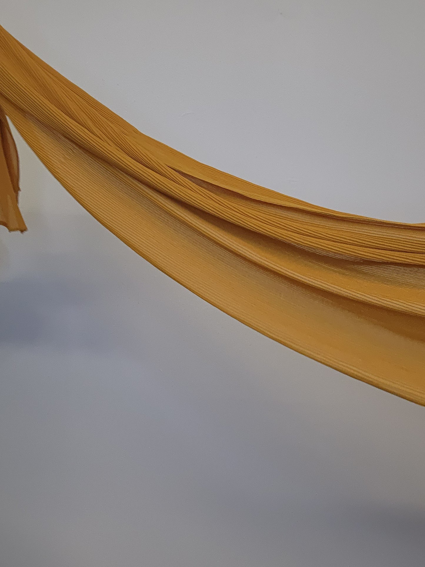 Mustard Pleated Hijab - Le Décor