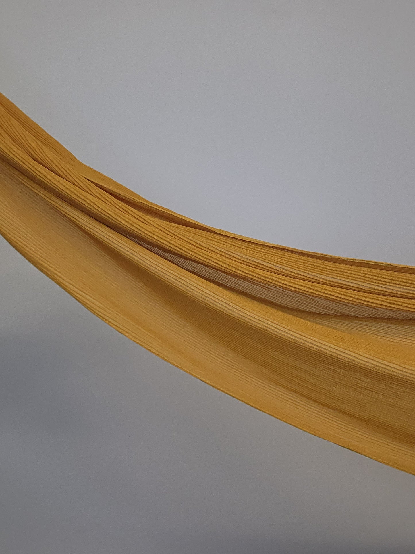 Mustard Pleated Hijab - Le Décor