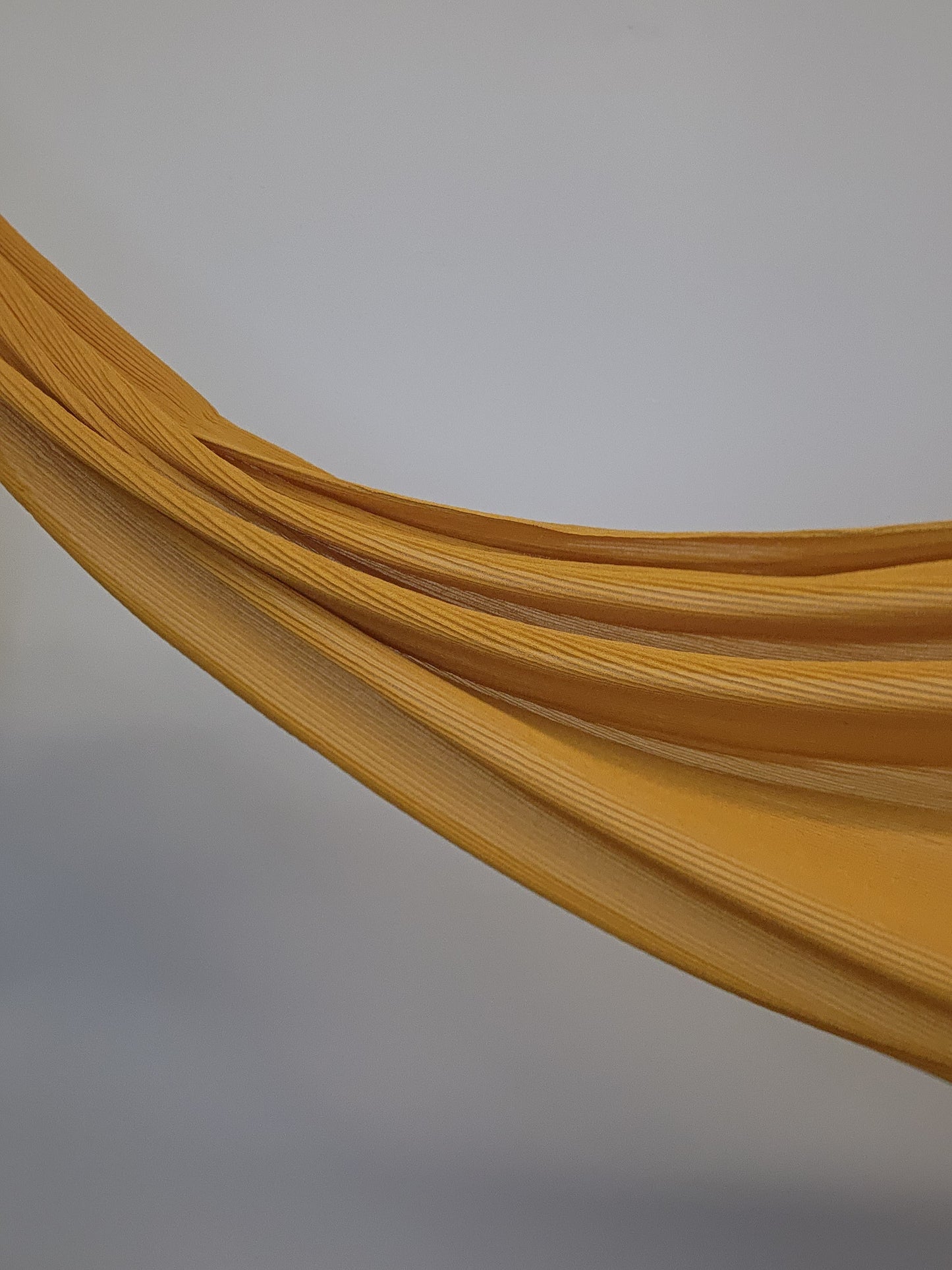 Mustard Pleated Hijab - Le Décor