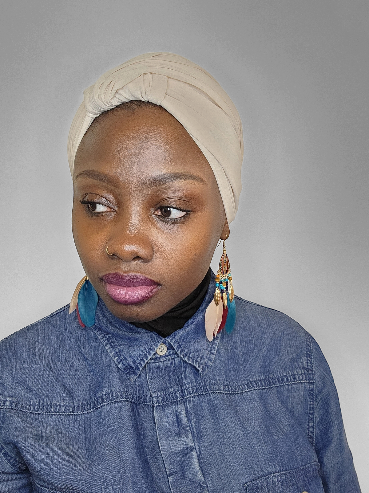 Buttercream Chiffon Hijab - Le Décor