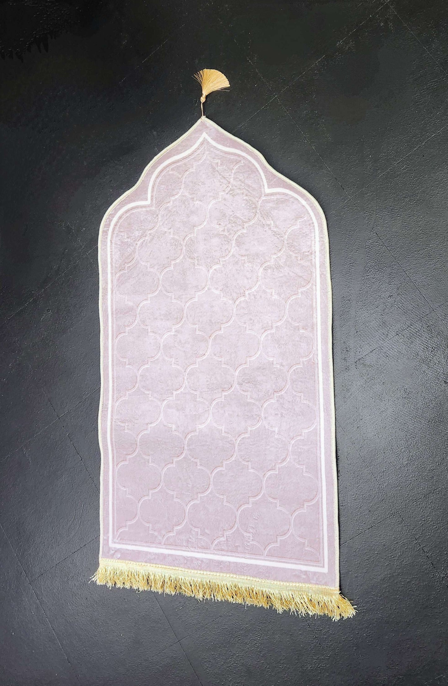 Lux Pink Prayer Rug - Le Décor