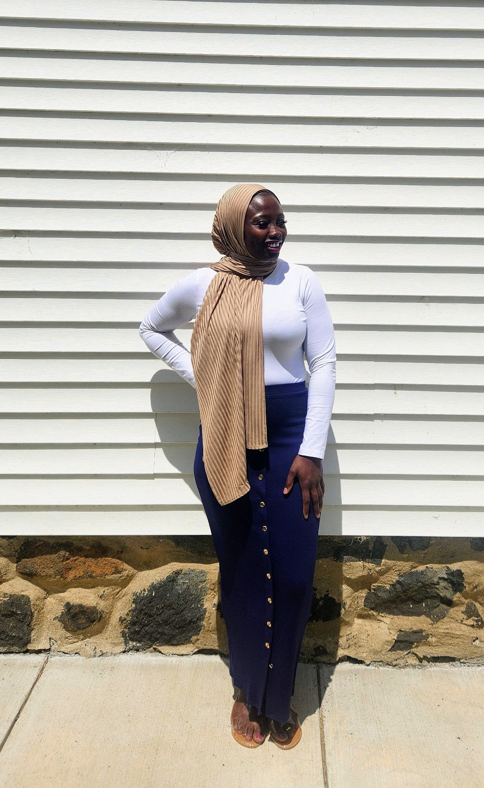 Navy Zara Skirt - Le Décor