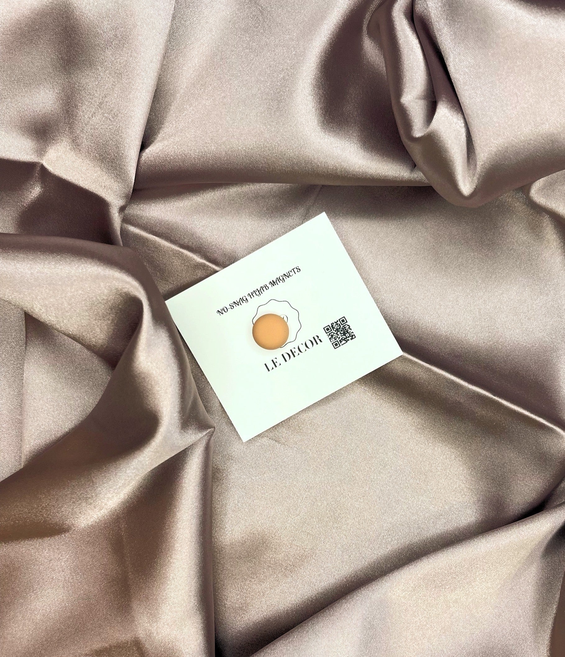Peach No - Snag Hijab Magnet - Le Décor